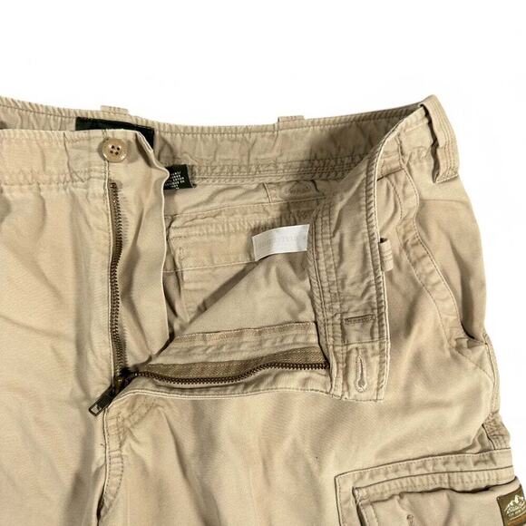 Eddie Bauer Cargo Shorts Mens 38 Brown Utility Pockets Outdoor Casual Y2K - Picture 3 of 9